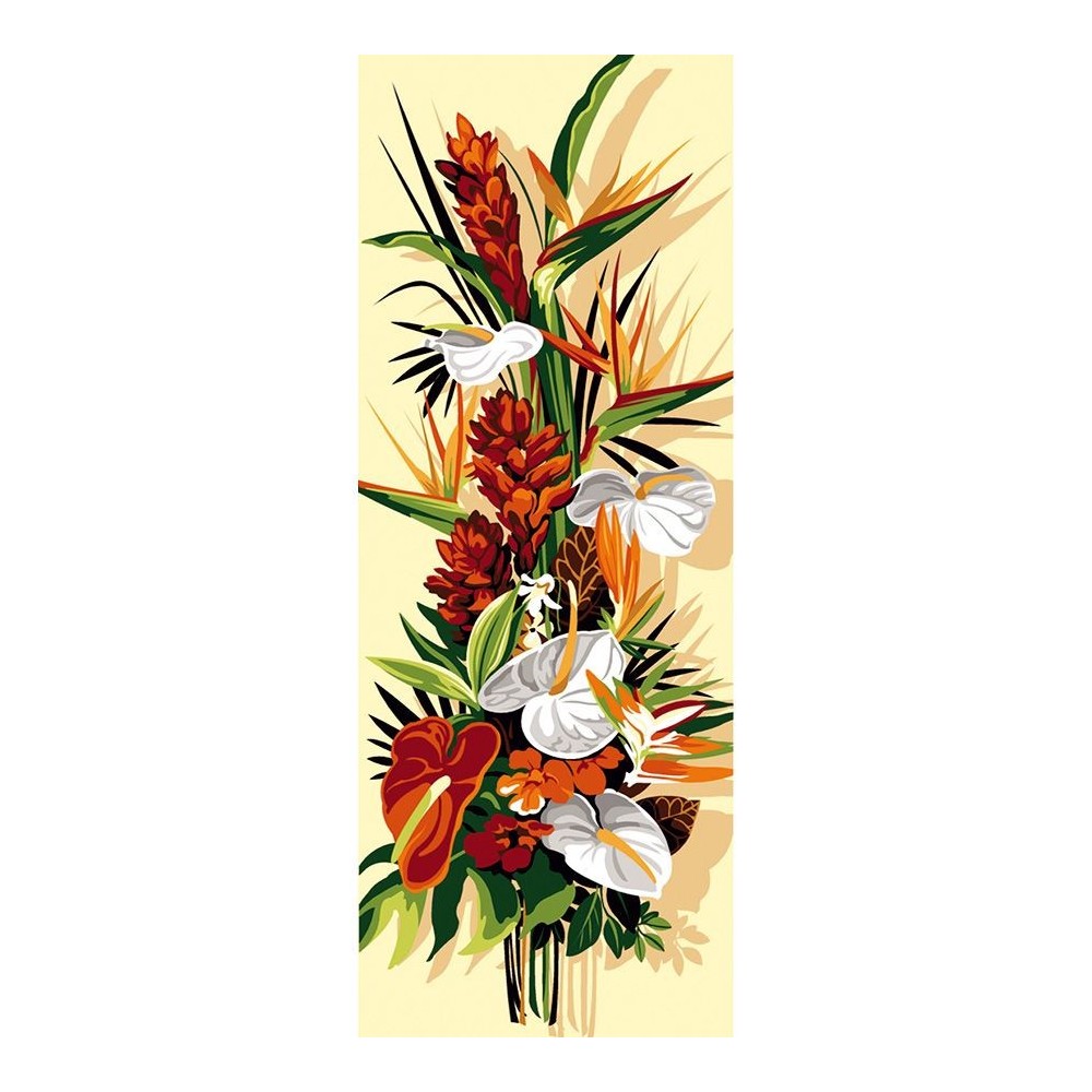 TELA SEG  "FLEURS EXOTIQUES"