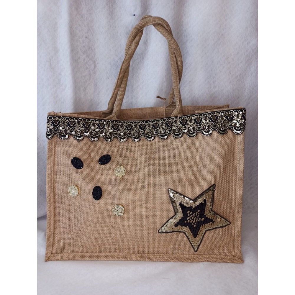 Kit borsa juta cm. 42 x 33 x 19