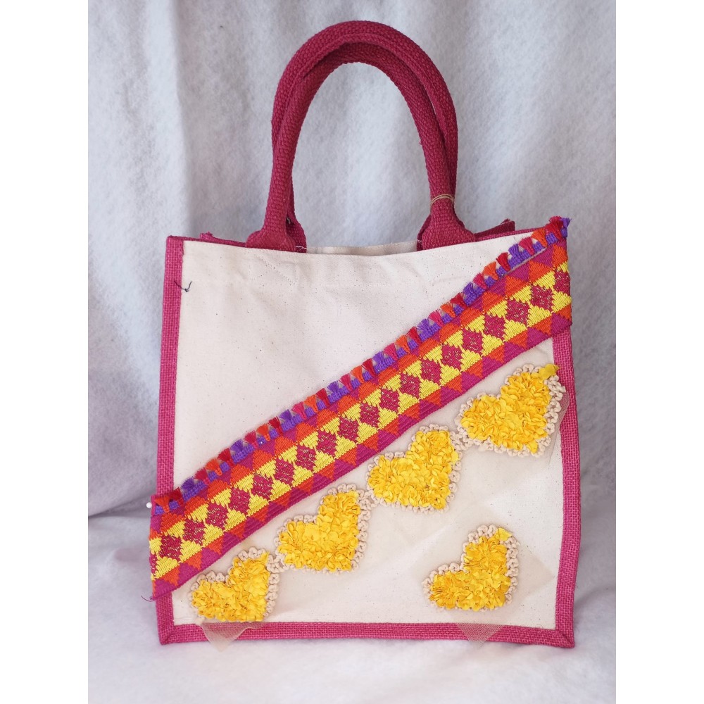Kit borsa juta cm. 30 x 30 x 19