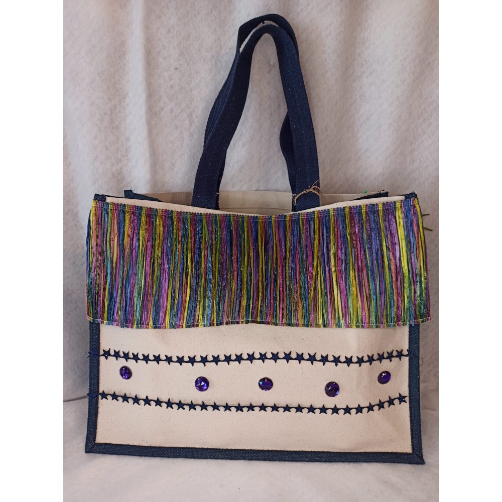 Kit borsa juta cm. 42 x 32 x 19