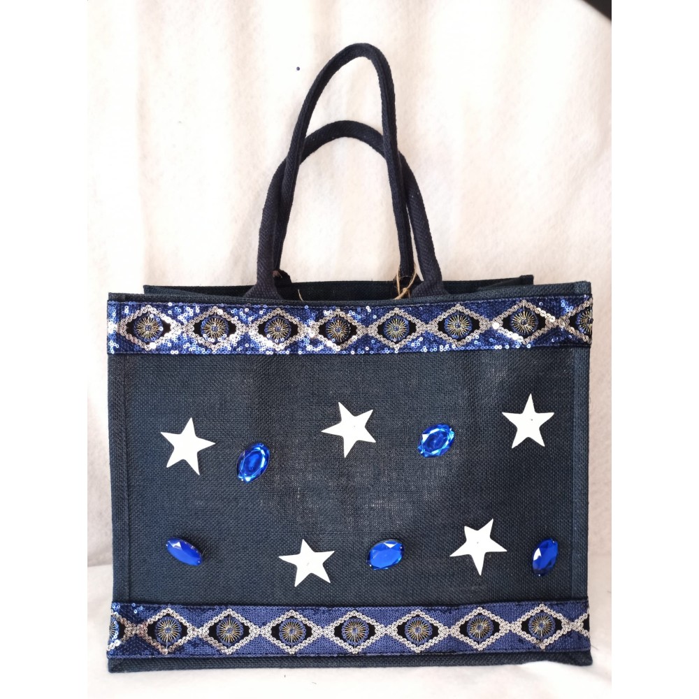 Kit borsa juta cm. 42 x 32 x 19